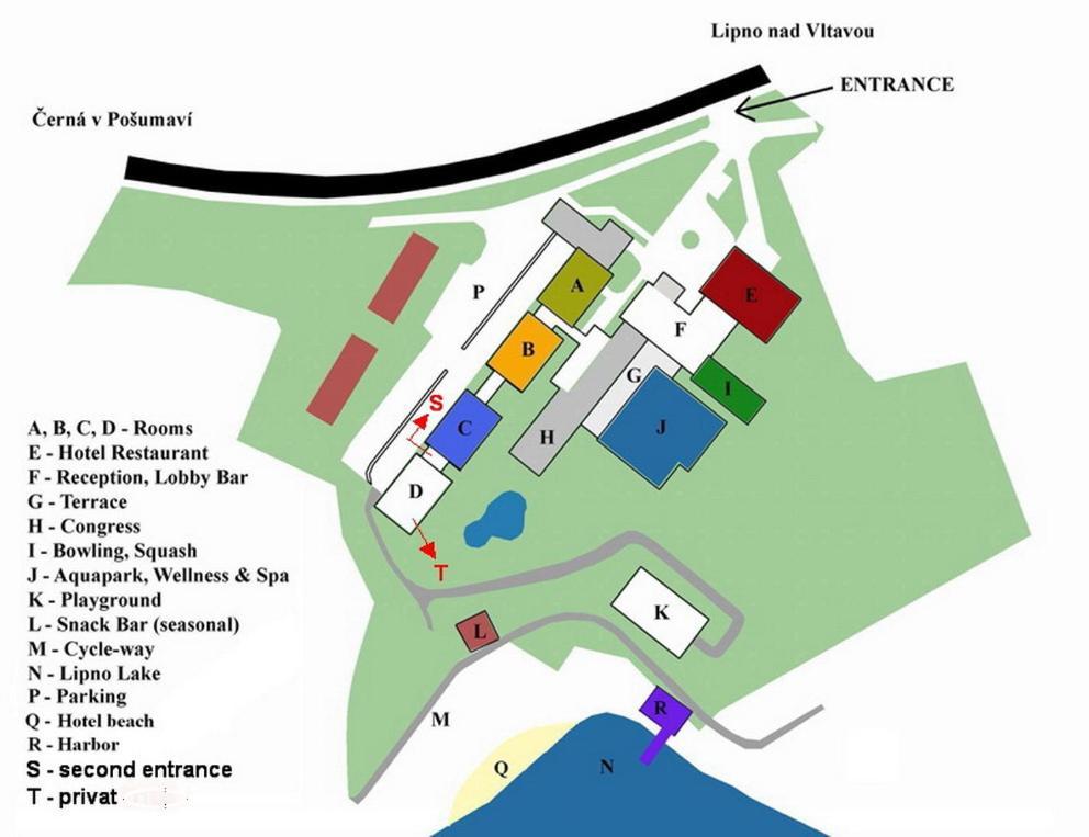 Lipno Wellness - Frymburk C104 Privat Family Room المظهر الخارجي الصورة